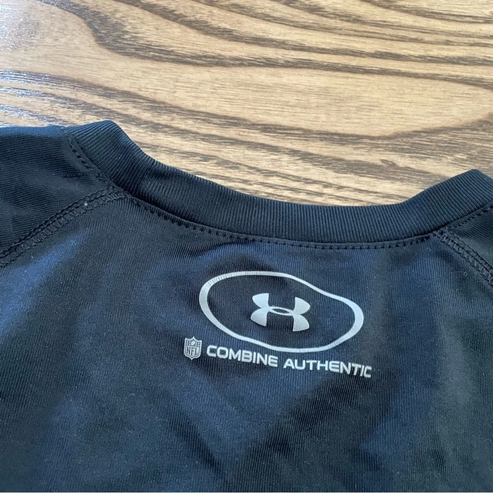 Under Armour Combine Authentic Heat Gear Long Sleeve‎ Shirt Carolina Panthers
